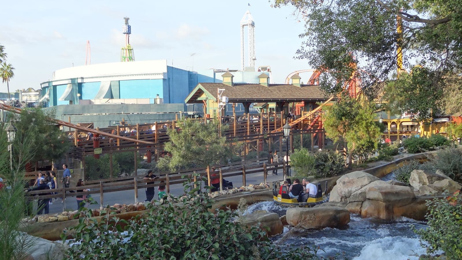 The Big Foot Rapids water ride at Knott's Berry Farm