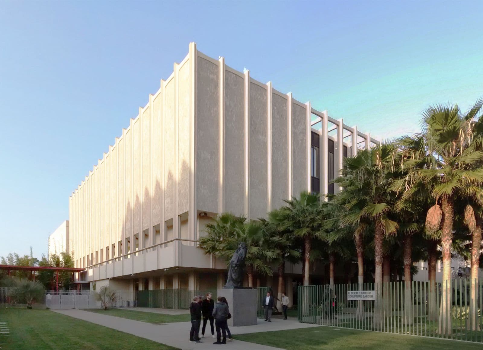 The Los Angeles County Museum of Art building on Wilshire Boulevard