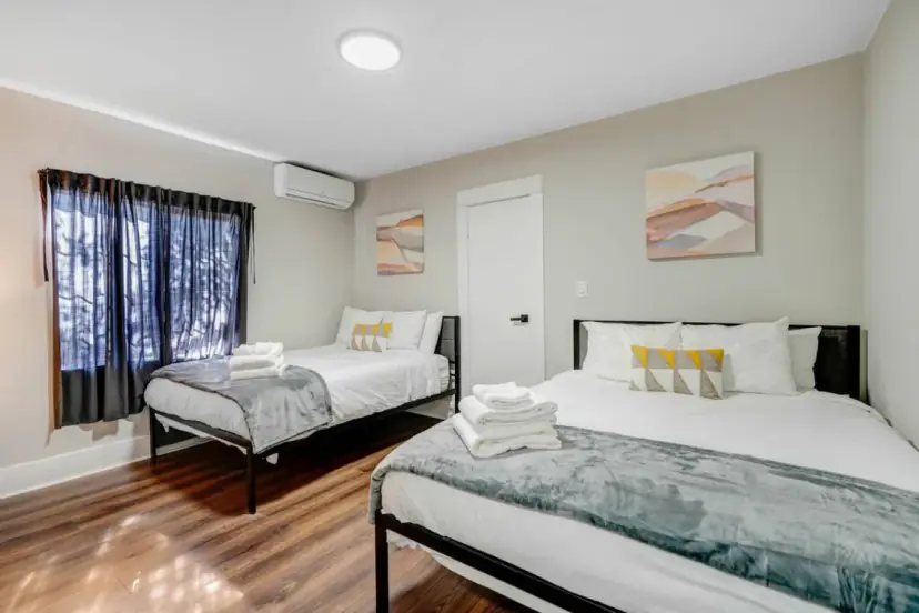 Bedroom with two queen beds