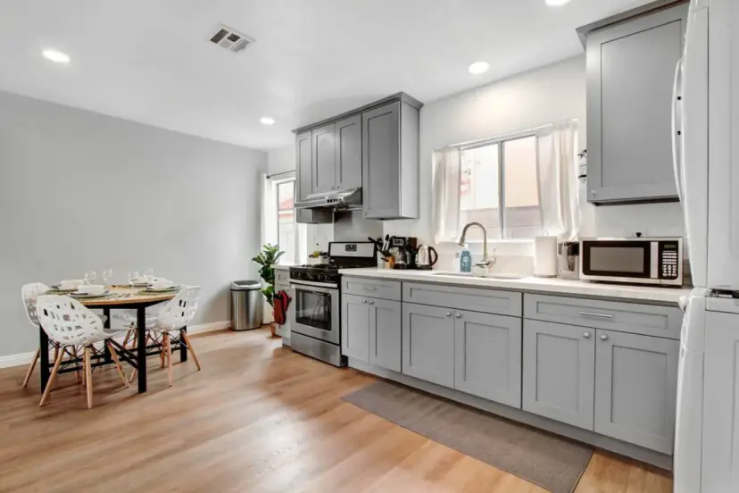 Kitchen and dining area