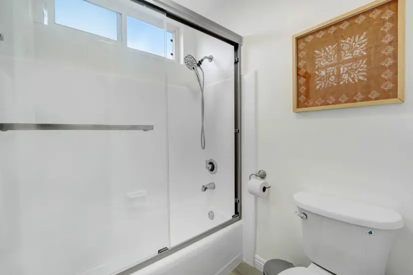 Bathroom with a tub-shower